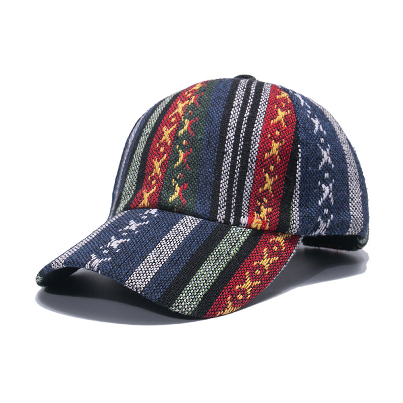 Gorra de béisbol de estilo étnico de estilo poliéster al por mayor